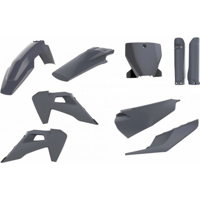 Sada plastů POLISPORT 91120 enduro Nardo grey