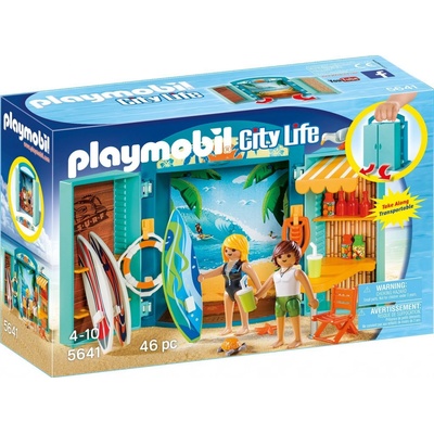 Playmobil 5641 Box na hranie "Obchod s potrebami na surfovanie"
