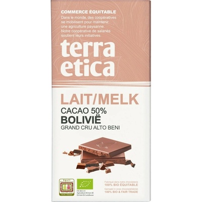 Terra Etica Bio mléčná Bolívie 50% 100 g
