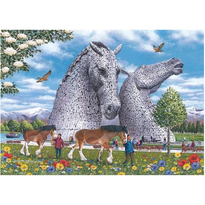 The House of Puzzles The Kelpies 1000 dielov