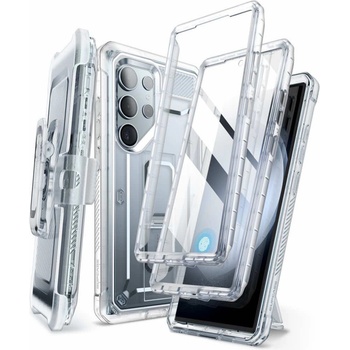 i-Blason SUPCASE Unicorn Beetle Pro Case with Screen Protector - удароустойчив хибриден кейс с вграден протектор за дисплея за Samsung Galaxy S24 Ultra (прозрачен)