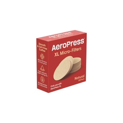 AeroPress papírové filtry XL - nebělené - 200 ks