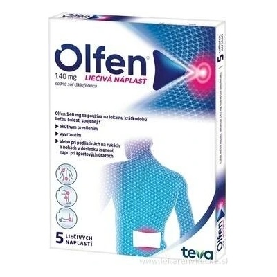 Olfen 140 mg léčivá náplast 5 ks