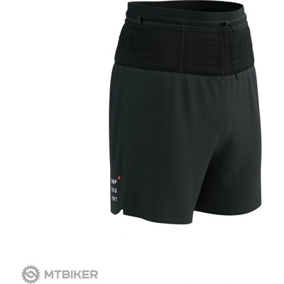Compressport Trail Racing 2-in-1 čierna