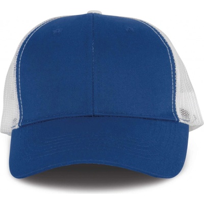 K-UP 6 panelová trucker stylu Close královská modrá bílá
