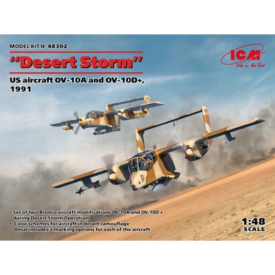 ICM North American Rockwell OV 10A & OV 10D+ Bronco Desert Storm 1991 1:48