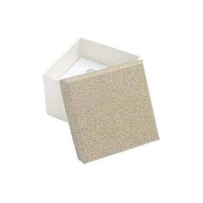 Šperky4U Dárková krabička na prsten nebo náušnice stříbřitě béžová KR0055-BG