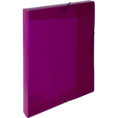 Karton P+P Krabice PP s gumou A4 Opaline modrá – Zboží Živě