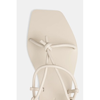 Rick Owens Lilies Кожени сандали Rick Owens Lilies Penta в бежово LI01E4808 (LI01E4808.LLP.41)