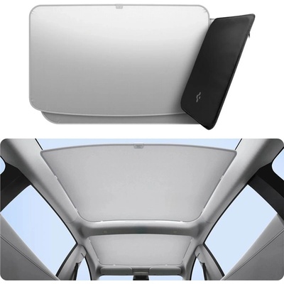 Spigen sluneční clona na střechu auta, černá Tesla Model 3 (ACP08897)