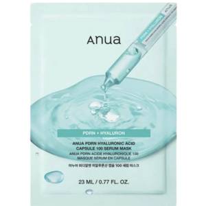 Anua PDRN Hyaluronic Acid Capsule 100 Serum Mask - Текстилна маска с хиалуронова киселина и PDRN 1бр/23мл