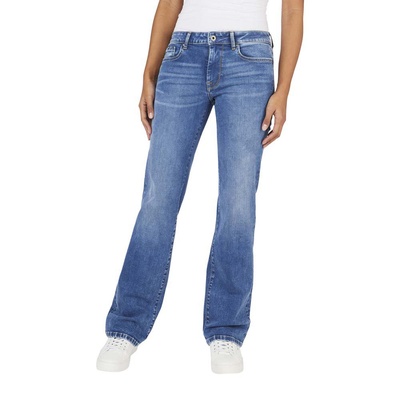 Pepe Jeans Aubrey Mid Waist Jeans - Blue