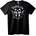 NOONEBRAND Тениска Dettores Skull Sacramento - M, White