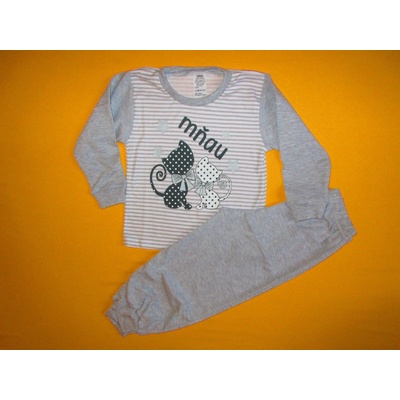 Arex ČR detské pyžamo šedé bílá