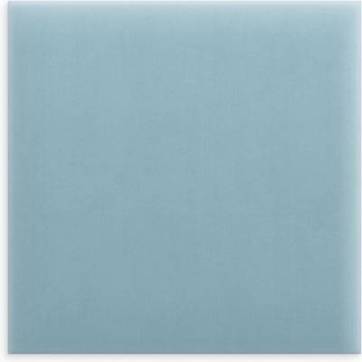 Čalouněný nástěnný panel Magic Velvet světle modrý 50x50 cm čtvercový