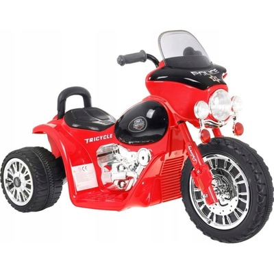 JOKO Elektrická motorka Harley so svetlom a zvukom červená