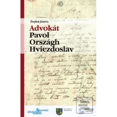 Advokát Pavol Országh Hviezdoslav