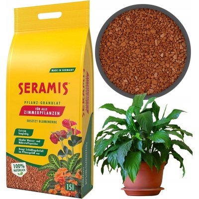 Seramis substrát pro pokojové rostliny 15 l