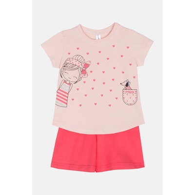 Joyce POLKA PALS Růžová bílá