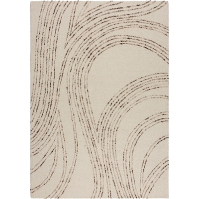 Flair Rugs Memphis Abstract Swirl Natural/Brown Béžová