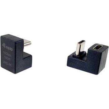 Equip Преобразувател Equip - 133476 (Преобразувател от USB-C към USB-C, мъжки/женски, черен) 2бр. /пак (133476)