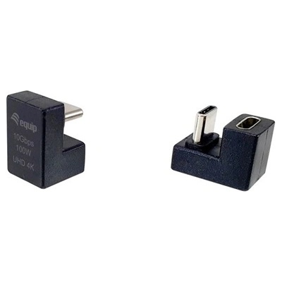 Equip Преобразувател Equip - 133476 (Преобразувател от USB-C към USB-C, мъжки/женски, черен) 2бр. /пак (133476)