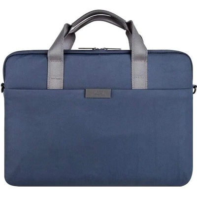 Uniq Stockholm Messenger Laptop Bag 16 - елегантна чанта за MacBook Pro 16, MacBook Pro 15 и лаптопи до 16 инча (тъмносин)