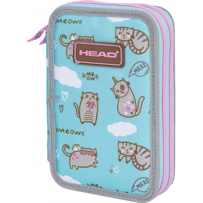 Astra Ученически несесер Astra Head - Коте, 2 ципа (AS503024019)