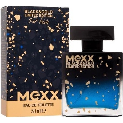 Mexx Black & Gold Limited Edition toaletní voda pánská 50 ml