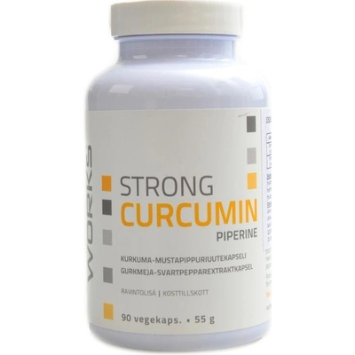 Nutri Works Strong Curcumin Piperine 90 kapslí