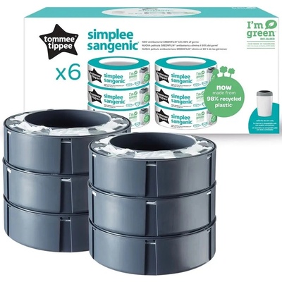 Tommee Tippee Sangenic Simplee 6 ks