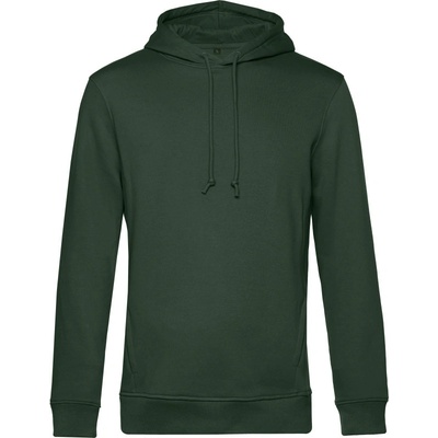 B&C mikina Inspire Hooded s kapucí pánská COT01U33B07400 forest gree