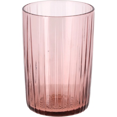 Bitz Чаша за вода KUSINTHA 280 ml, комплект от 4 бр. , розов, стъкло, Bitz (BITZ24244)