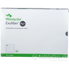Exufiber Ag+ 15 x 15 cm 10 ks