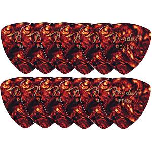 Fender 346 Shape Classic Celluloid M 12 Перце за китара (1980346800)