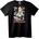 NOONEBRAND Тениска Аниме Бъди Щастлив - XS, Black