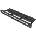 Lanberg Пач панел Lanberg patch panel blank 24 port 1U with organizer for keystone modules, black (PPKS-1124-B)