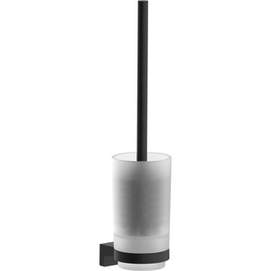 Hansgrohe AddStoris S - Стенна четка за тоалетна с държач, матово черна 41782670 (41782670)