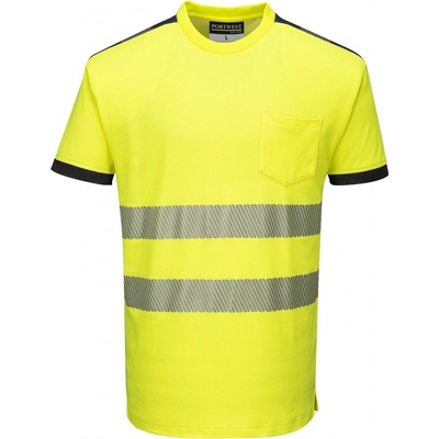 Portwest HI-VIS PW3 T181 reflexné tričko HV žltá/čierna XXXL