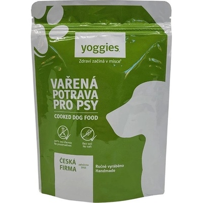 Yoggies vařená potrava pro psy krůtí a králičí maso s dýňovými semínky a kloubní výživou 6 x 650 g