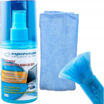 Esperanza ES112 čistící sada na LCD TFT čistící gel hadřík antistatický kartáč 200 ml (ARCESPCZY0001)