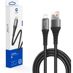Lito Кабел USB към Lightning, 2.4A, 1m - Lito (LD08L) - черен