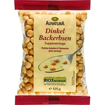Alnatura Bio Smažený hrášek špaldový do polévek 125 g
