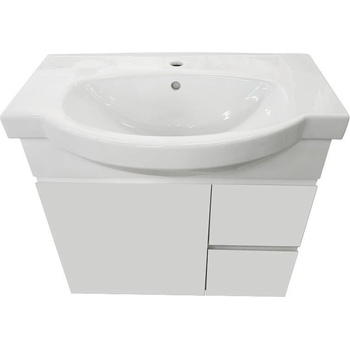 Deplan Шкаф 80cm, Флорида с умивалник Нео WQ8A43960000003, БЯЛ (73964)