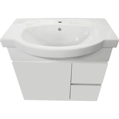 Deplan Шкаф 80cm, Флорида с умивалник Нео WQ8A43960000003, БЯЛ (73964)