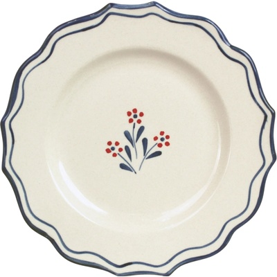 Strömshaga Tanier Esther Wildflower Blue Ø 21,5 cm