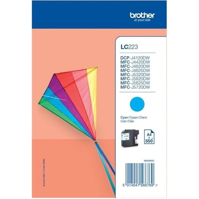 Brother Оригинален патрон Brother LC223, Cyan (3015100091)