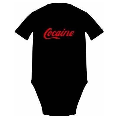 Dětské body krátký rukáv BIO Cocaine