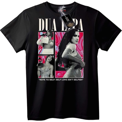 NOONEBRAND Тениска Dua Lipa Самообич - 6XL, White