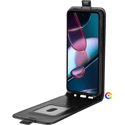 Motorola Edge 30 5G Flip3 Кожен Калъф и Скрийн Протектор
